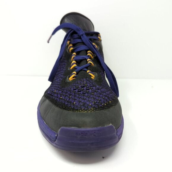 Adidas Crazylight Boost 2.5 Jeremy Lin LA Lakers Purple/Black/Yellow, Men's 12 - Picture 5 of 10